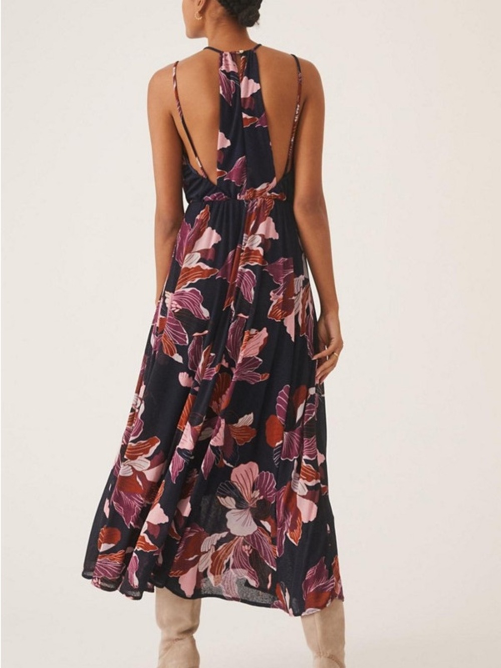 Anthropologie Floral Maxi Dress – Size L - Boho Wedding Guest - Picture 11 of 16